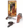 Gonher 201/0 revólver de vaquero de metal para 8 cartuchos con pistolera