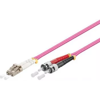 Microconnect FIB412005-4 cable InfiniBand/fibra óptica 5 m LC ST violeta