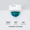 Foscam D4Z cámara de vigilancia IP para exterior, 4 MP, 1536p, Wi-Fi AC, LAN, blanca