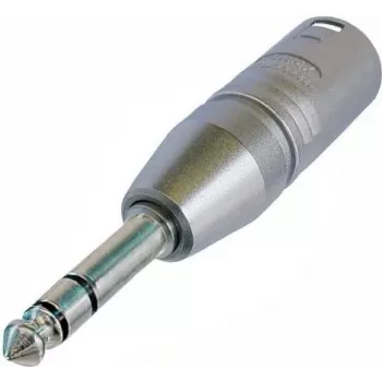 Neutrik NA3MP - adaptador de audio - XLR3 (M) a conector jack estéreo (M) (NA3MP)