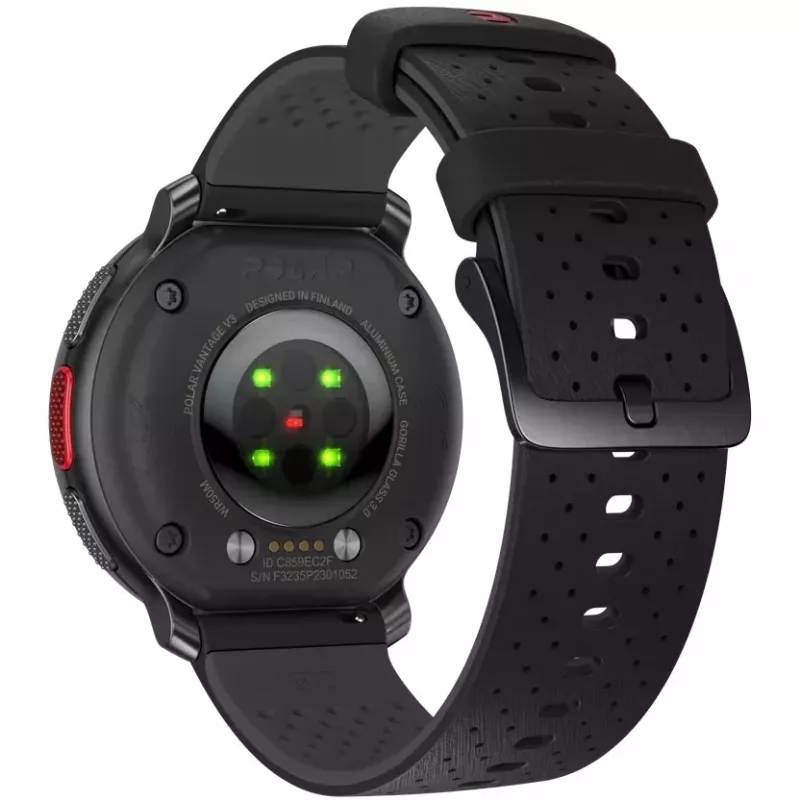 Polar Vantage V3 - Aluminio - Reloj deportivo con correa - Silicona - Pantalla 3,5 cm (1,39 inch) - 32 GB - Bluetooth - 57 g - Night Black (900108890)