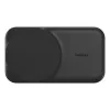 Belkin UltraCharge soporte de carga inalámbrica plegable 2 en 1 Qi2 de 25 W, negro (WIZ038KQBK)