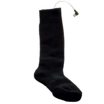 Calcetines deportivos Glovii GQ2M con elemento calefactor integrado, talla M, negro, transpirables, mezcla de algodón y elastano