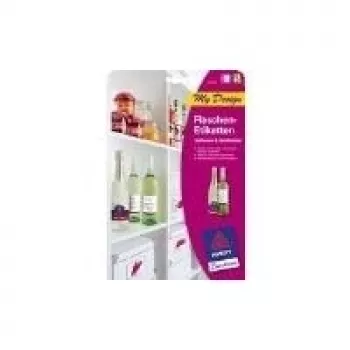 Avery Zweckform My Design etiquetas para botellas - etiquetas - 90 x 120 mm - 20 etiquetas (5 hojas x 4) (MD4001)