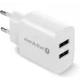 Cargador de teléfono 2x USB 2,4A 12W blanco