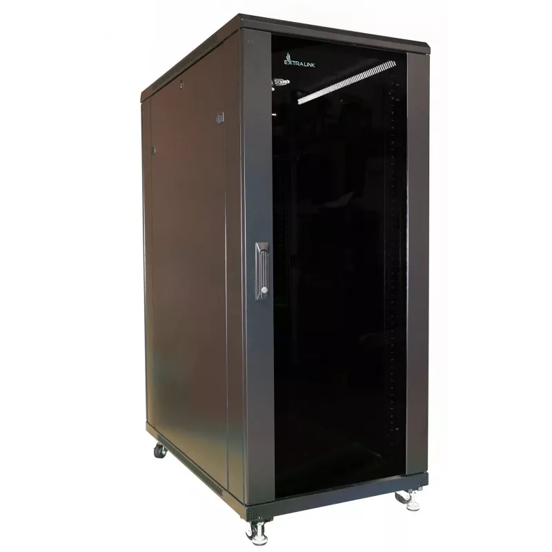 Rack autoportante Extralink armario rackmount 37U 600x600 negro