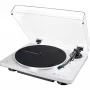 Tocadiscos de accionamiento por correa Audio-Technica AT-LP70XBT plata blanco totalmente automático