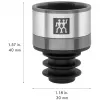 Bomba de conservación de vino ZWILLING Fresh & Save 36802-000-0 — gris, plástico, 40 mm de altura, 3 cm de diámetro