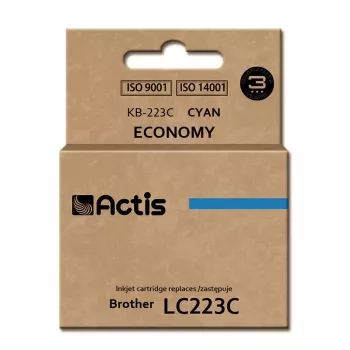Actis KB-223C Tinta (sustituto de Brother LC223C; Estándar; 10 ml; cian)
