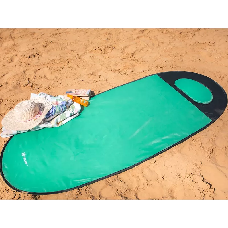 Esterilla de playa TRACER Pop Up 46948 – esterilla plegable ligera y portátil color menta
