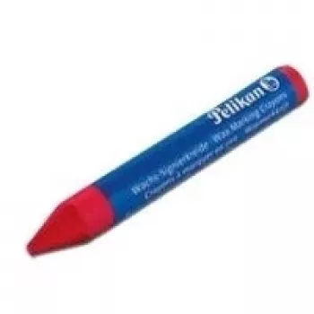 Cera de color Pelikan 772, rojo, diámetro: 12 mm apta para superficies lisas como vidrio, porcelana, piel (701086)