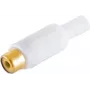 Conector de cable RCA ShiverPeaks BS51500-WG blanco