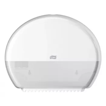 Dispensador de toallas de papel Tork Mini Jumbo Roll 132×345×275 mm, blanco, MPN 555000