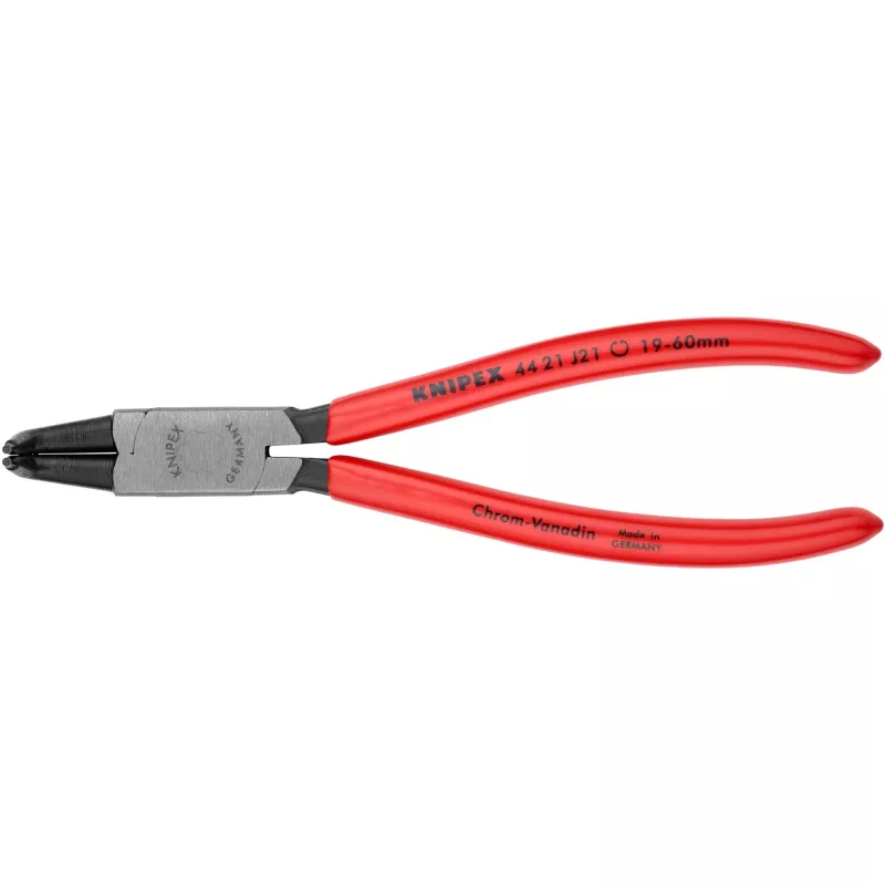 Knipex Juego de alicates para anillos de seguridad 4 piezas en bolsa enrollable 19-60mm