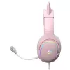 Auriculares Subsonic Spectra LED Gaming Headset Sweety rosa