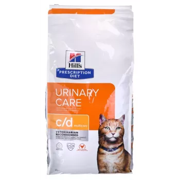 HILL'S PRESCRIPTION DIET Feline c/d Urinary Care Multicare pienso para gatos pollo 8 kg
