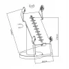 Soporte para tarjetas de crédito Sbox POS SWIWEL PTM-03
