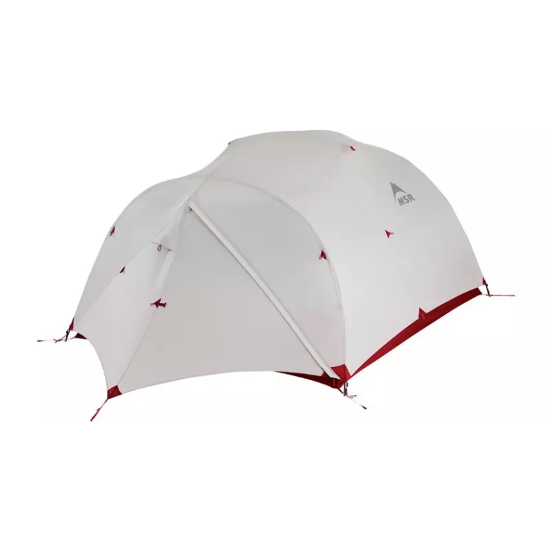 MSR Mutha Hubba NX Tienda de campaña para 3 personas, Gris, Rojo