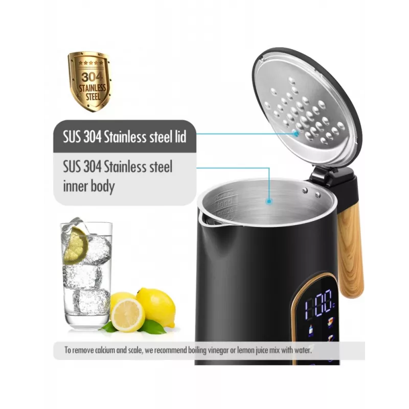 Hervidor eléctrico Forme FKG-5017 1,7 l 2200 W plata