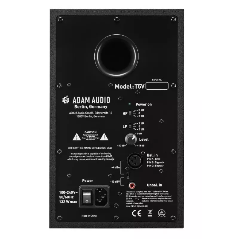ADAM Audio T5V monitor de estudio activo, negro