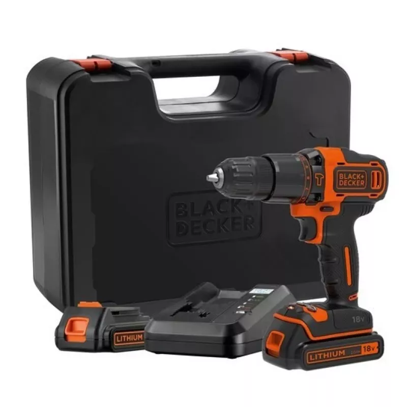Black & Decker BDCHD18K1B2-QW Taladro 1400 rpm