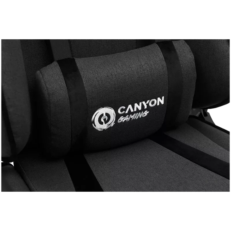 Canyon FCH01 - Crest - silla gaming con tapizado de tejido - gris
