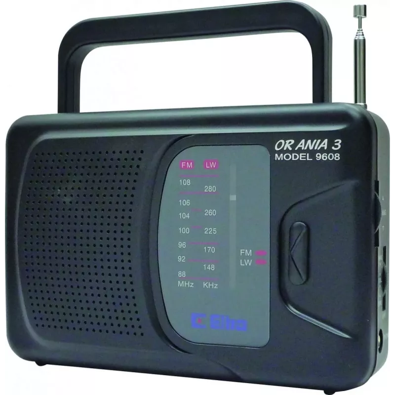 Radio con alimentación de red y pilas FM, LW Eltra Ania