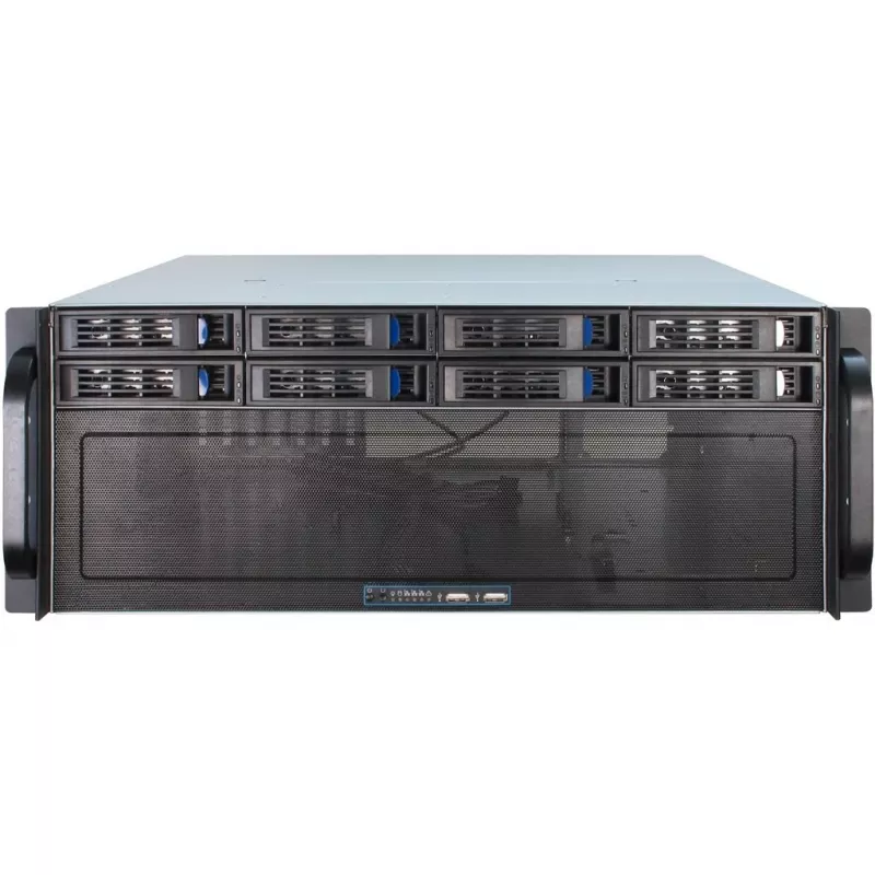 Carcasa de servidor Inter-Tech 4U-4408 rack negro, plateado