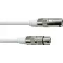 Cable DMX EUROLITE XLR 3 pines 10 m blanco