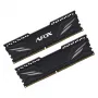RAM DDR4 para sobremesa AFOX 2×16GB 3200MHz CL16 1,35V Unbuffered (32GB, XMP2, Rank1, Negro)