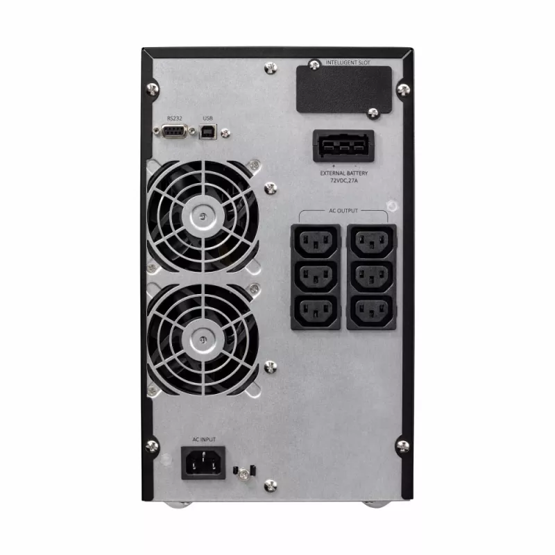 Eaton 9E 2000I SAI sistema de alimentación ininterrumpida (SAI) doble conversión (online) 2 kVA 1600 W 6 salidas AC
