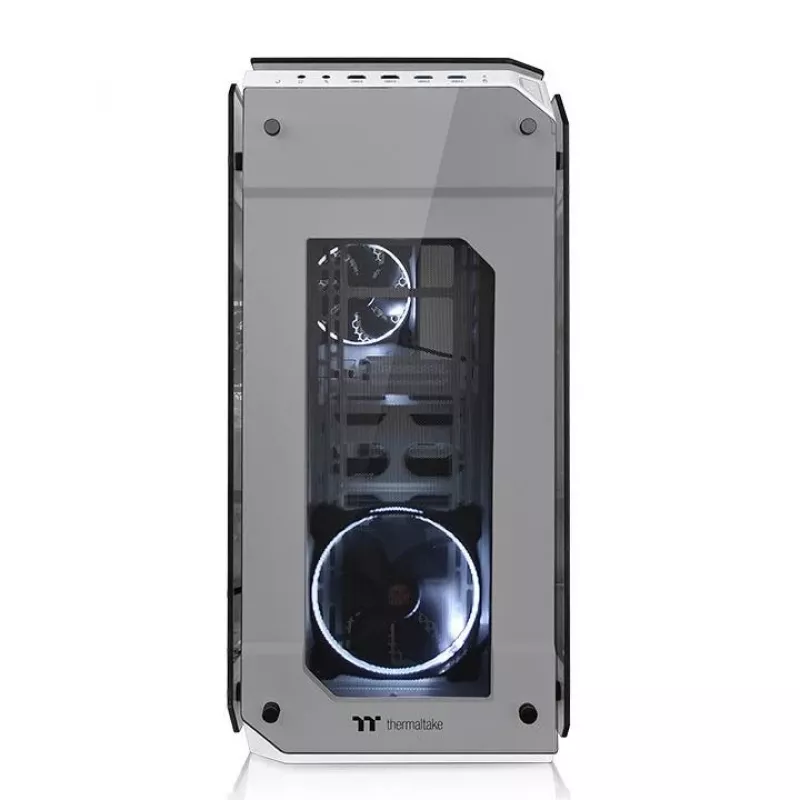 Caja View 71 Riing Tempered Glass E-ATX Full Tower - Snow Edition