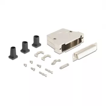 Conector de cable DeLOCK 67141 D-Sub de 50 pines plata conector hembra