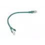 Cable de parcheo CAT.6 UTP LANBERG PCU6-20CC-0025-G — 0,25 m, RJ-45 conector a conector, CCA, 250 MHz, verde, pack de 10
