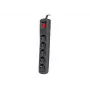 Protector de sobretensión NATEC NSP-1715 negro 5 tomas de CA 5 m