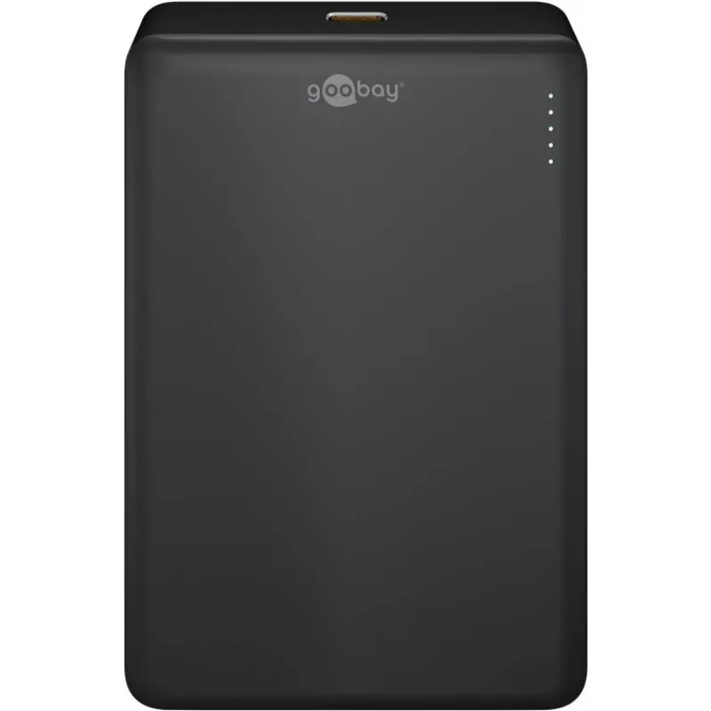 Batería externa inalámbrica magnética Goobay | 70183 | 10000 mAh | USB-C | negro