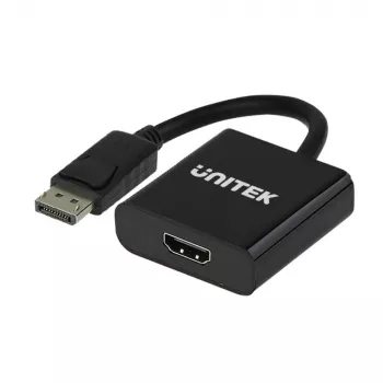 Unitek adaptador DisplayPort a HDMI 1080P Full HD negro