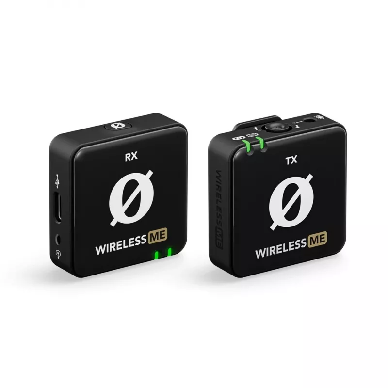 WIME RODE WIRELESS ME sistema de micrófono inalámbrico de doble canal para vloggers podcasters