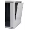 SOMI Networks | Armario de red de pared 22U, 19″ | 22U-60/60FPC | Gris | Con puertas frontales de cristal; sin montar | Profundidad: 60 cm