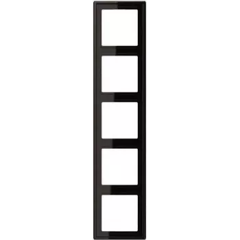 Marco Jung 5 elementos negro horizontal/vertical LS 985 SW (LS985SW)