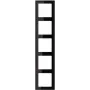 Marco Jung 5 elementos negro horizontal/vertical LS 985 SW (LS985SW)