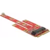 Convertidor Delock 63384 Mini PCIe a M.2 Key B con ranura Micro SIM