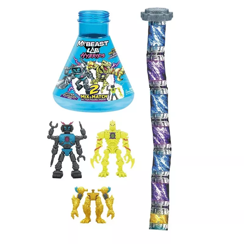 Figuras de acción Cobi Mr Beast Lab Hybrydy Multipack – set coleccionable de Cobi (MO-24903)