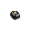 BitsPower adaptador angular 1/4 pulgadas BSPP conector hembra a rosca BSPP de 1/4 pulgadas — Carbon Black (BP-CBWP-C39)