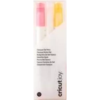 Cricut Joy™ Gel 1,0 mm, set de 3 rotuladores Blanco, Rosa, Naranja (2009380)