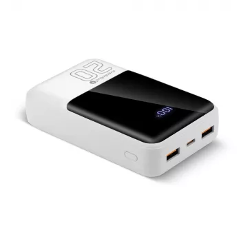 Batería externa everActive EB-20Q 20000 mAh, 2x salida USB, carga rápida 22,5W QC4.0