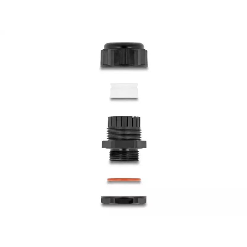 Prensaestopas DeLOCK EX M20 negro 2 uds. poliamida