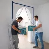 Puerta protectora contra polvo para reformas Xxl, cortina antipolvo 230X135 recta