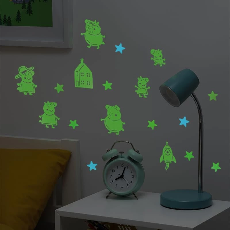 Pegatinas de pared Hasbro Peppa Pig PP13870PP Glow in the Dark Stars