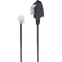 ShiverPeaks BS70125-20 cable telefónico 20 m negro